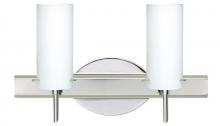 Besa Lighting 2SW-440307-CR - Besa Wall Copa 3 Chrome Opal Matte 2x40W G9