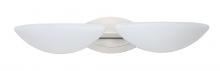 Besa Lighting 2WM-231807-LED-SN - Besa Wall Jamie Satin Nickel Opal Matte 2x5W LED