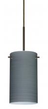 Besa Lighting B-4404TN-MED-BR - Besa Stilo 7 Pendant For Multiport Canopy Bronze Titan 1x40W B10 Med