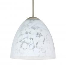 Besa Lighting B-757219-MED-SN - Besa Sasha Pendant For Multiport Canopy Satin Nickel Carrera 1x50W B10 Med