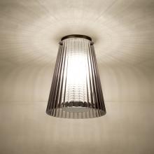 Besa Lighting DIONSMC-BR - Dion Ceiling, Smoke Shade, Bronze Finish, 1x60W E26 Base