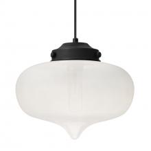 Besa Lighting J-MIRAFR-BK - Besa Mira Pendant For Multiport Canopy Black Frost 1x60W T10