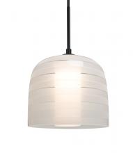 Besa Lighting J-MITZI7FR-LED-BK - Besa Mitzi 7 Cord Pendant