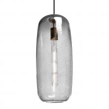 Besa Lighting J-PINOT18CL-BK - Besa, Pinot 18 Cord Pendant for Mulitport Canopy, Clear Bubble, Black FInish 1x60W In