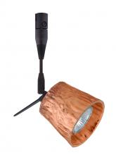 Besa Lighting RSP-5145CF-06-BR - Besa Spotlight With 6" Stem Nico 3 Bronze Stone Copper Foil 1x50W Halogen Mr16