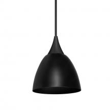 Besa Lighting RXP-1858BK-BK - Besa, Divi Cord Pendant, Metal Black, Black Finish, 1x50W MAX GY6.35 Base