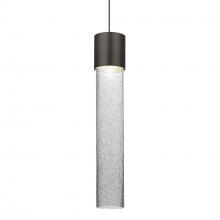 Besa Lighting RXP-WAND12CL-LED-BR - Besa Wanda 12 Pendant, Clear Bubble, Bronze Finish, 1x3W LED