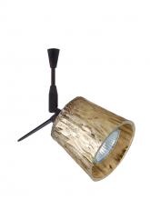 Besa Lighting SP-5145GF-06-BR - Besa Spotlight With 6" Stem Nico 3 Bronze Stone Gold Foil 1x50W Halogen Mr16