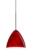 Besa Lighting X-1779MA-LED-BR - Besa Pendant For Multport Canopy Mia Bronze Magma 1x5W LED