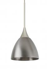 Besa Lighting X-1858MN-SN - Besa Divi Pendant, Metal Satin Nickel, Satin Nickel, 1x50W Gy6.35