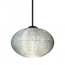 Besa Lighting X-5612GL-BK - Besa Pendant For Multiport Canopy Lasso, Black Finish, Glitter 1x50W MAX GY6.35 Base