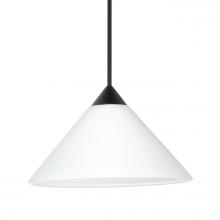 Besa Lighting XP-117607-BK - Besa Pendant Kona, Black Finish, White 1x50W MAX GY6.35 Base