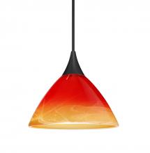 Besa Lighting XP-1743SL-BK - Besa Pendant Domi, Black Finish, Solare 1x50W MAX GY6.35 Base