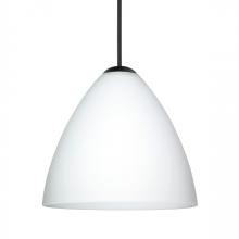 Besa Lighting XP-177907-BK - Besa Pendant Mia, Black Finish, Opal Matte 1x50W MAX GY6.35 Base