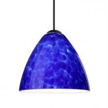 Besa Lighting XP-177986-BK - Besa Pendant Mia, Black Finish, Blue Cloud 1x50W MAX GY6.35 Base