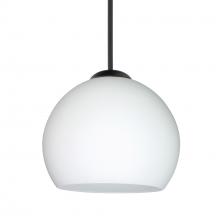 Besa Lighting XP-565807-BK - Besa Pendant Palla 5, Black Finish, Opal Matte 1x50W MAX GY6.35 Base