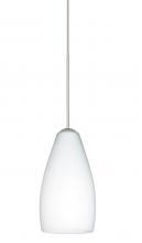 Besa Lighting XP-719807-SN - Besa Pendant Karli Satin Nickel Opal Matte 1x50W Halogen