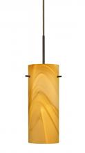 Besa Lighting 1JT-4123HN-LED-BR - Besa Stilo 10 LED Pendant Honey Bronze 1x9W LED