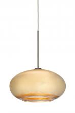 Besa Lighting 1XP-2492GF-BR - Besa Pendant Brio 7 Bronze Gold Foil 1x35W Halogen