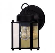 Savoy House 5-1161-BK - Exterior Collections 1-Light Outdoor Wall Lantern in Black