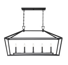 Savoy House 1-324-5-89 - Townsend 5-Light Linear Chandelier in Matte Black