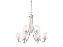 Savoy House 1-4033-9-11 - Octave 9-light Chandelier In Polished Chrome