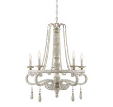 Savoy House 1-9993-5-155 - Helena 5-light Chandelier In Provence With Gold Accents