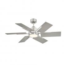 Savoy House 44-770-6GR-187 - Farmhouse Ii 44" Led Ceiling Fan In Brushed Pewter