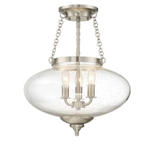 Savoy House 6-9040-3-SN - Lowry 3-Light Ceiling Light in Satin Nickel