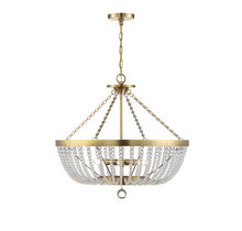 Savoy House 7-2852-6-322 - Bergamo 6-Light Pendant in Warm Brass