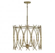 Savoy House 7-7776-5-171 - Cornwall 5-Light Pendant in Burnished Brass