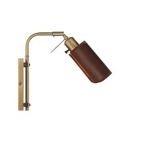 Savoy House M90062NB - 1-light Adjustable Wall Sconce In Natural Brass