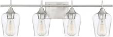 Savoy House 8-4030-4-SN - Octave 4-Light Bathroom Vanity Light in Satin Nickel