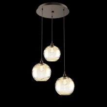 Hammerton CHB0047-03-FB-OA-C01-E2 - Terra Round 3pc Multi-Pendant