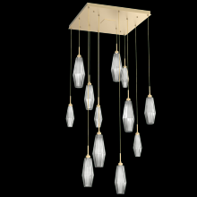 Hammerton CHB0049-12-GB-RS-C01-L1 - Aalto Square 12pc Multi-Pendant