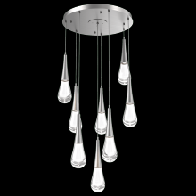 Hammerton CHB0078-08-SN-C-C01-L1 - Raindrop Round 8pc Multi-Pendant