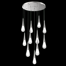 Hammerton CHB0078-11-SN-C-C01-L1 - Raindrop Round 11pc Multi-Pendant