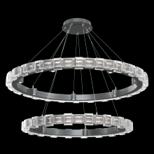 Hammerton CHB0087-2T-GM-TE-CA1-L3 - Tessera 38" & 50" Two-Tier Ring-Gunmetal