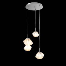 Hammerton CHB0089-03-SN-A-C01-L1 - Mesa Round 3pc Multi-Pendant