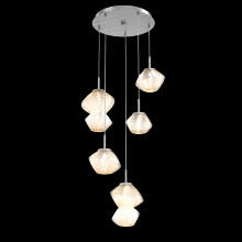 Hammerton CHB0089-05-SN-A-C01-L1 - Mesa Round 5pc Multi-Pendant