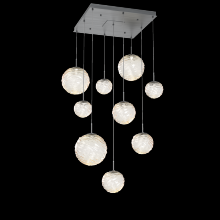 Hammerton CHB0092-09-GM-A-C01-L3 - Gaia Square Multi-Pendant Chandelier