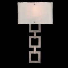 Hammerton CSB0033-0B-SN-FG-E2 - Carlyle Square Link Cover Sconce-0B 11"