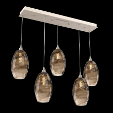 Hammerton PLB0035-05-BS-OB-C01-E2 - Ellisse Linear 5pc Multi-Pendant