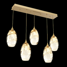 Hammerton PLB0035-05-GB-OA-C01-E2 - Ellisse Linear 5pc Multi-Pendant