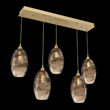 Hammerton PLB0035-05-GB-OB-C01-E2 - Ellisse Linear 5pc Multi-Pendant