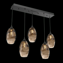 Hammerton PLB0035-05-MB-OB-C01-E2 - Ellisse Linear 5pc Multi-Pendant