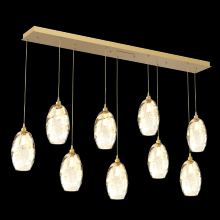 Hammerton PLB0035-09-GB-OA-C01-E2 - Ellisse Linear 9pc Multi-Pendant