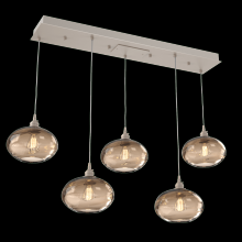 Hammerton PLB0036-05-BS-OB-C01-E2 - Coppa Linear 5pc Multi-Pendant