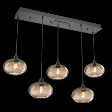 Hammerton PLB0036-05-MB-OB-C01-E2 - Coppa Linear 5pc Multi-Pendant