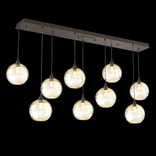 Hammerton PLB0047-09-FB-OA-C01-E2 - Terra Linear 9pc Multi-Pendant